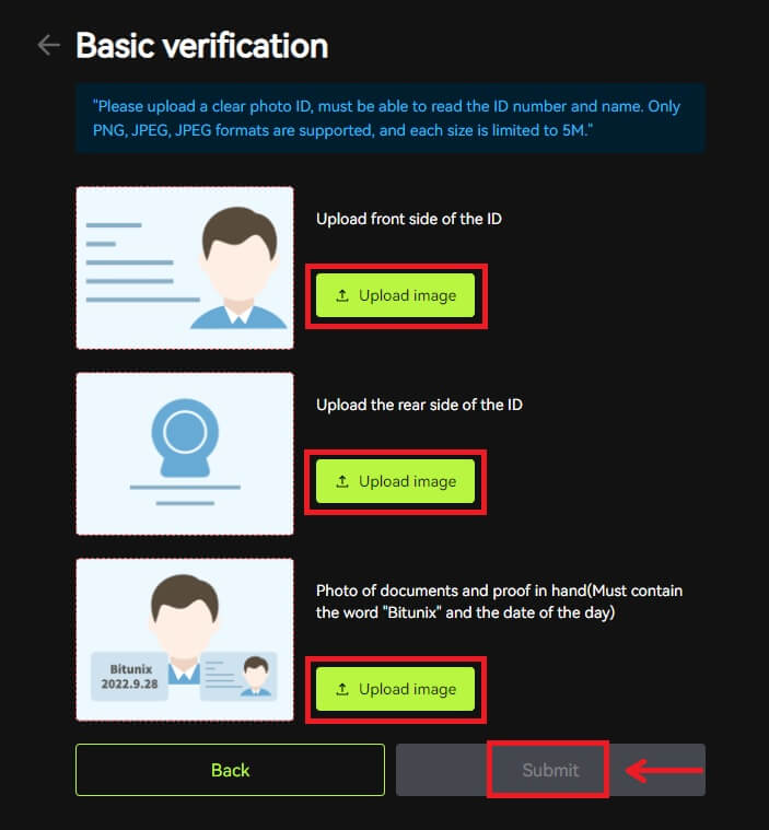 Bitunix liveness check screen for secure access.